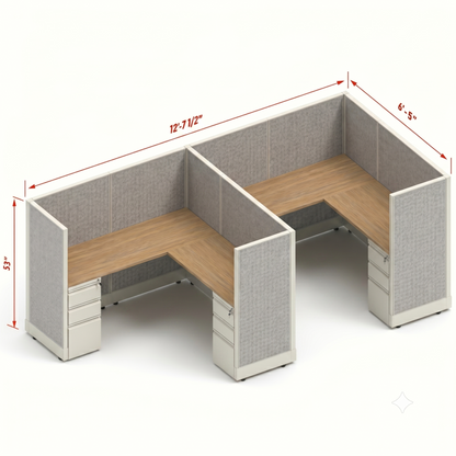 Workstation Desk 53H 2pack inline