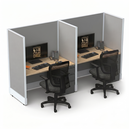 Office Cubicle Desk 53H 2pack Inline