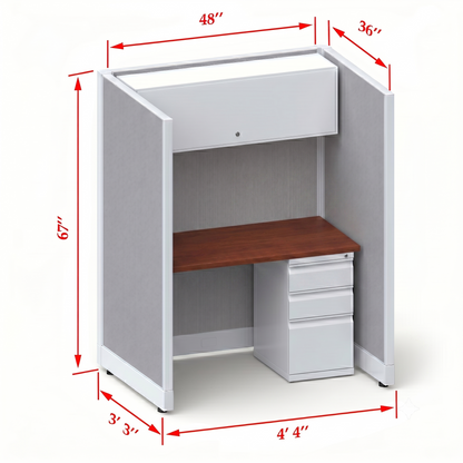 Cubicle Stations 67H Single