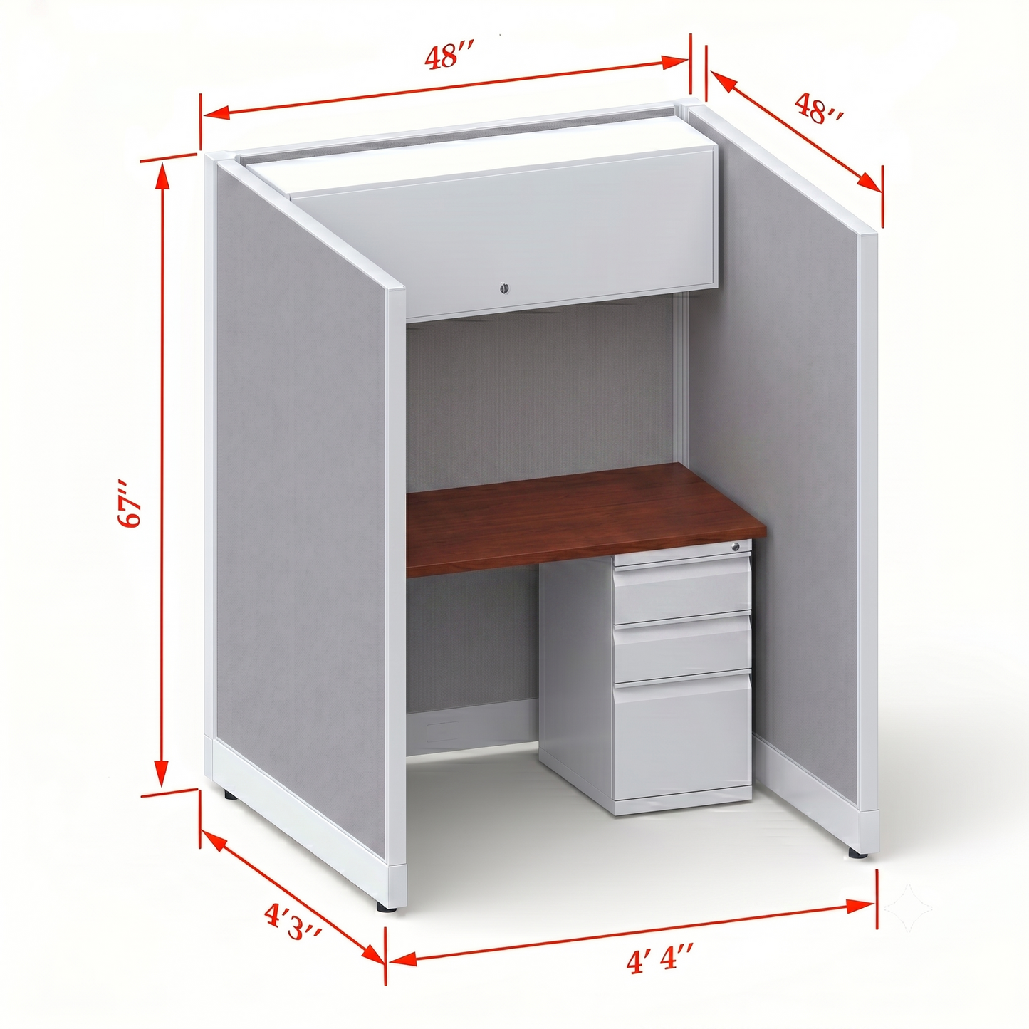 Cubicle Stations 67H Single