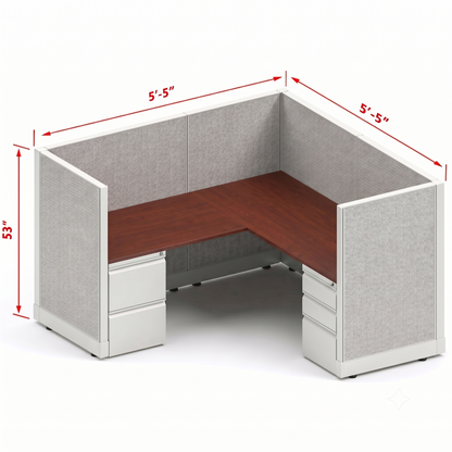 Workstation Desk 53H Single