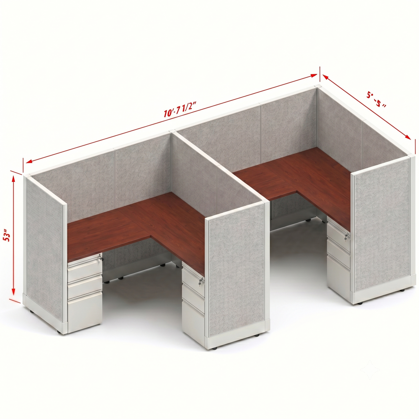 Workstation Desk 53H 2pack inline