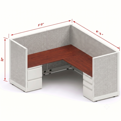 Workstation Desk 53H Single