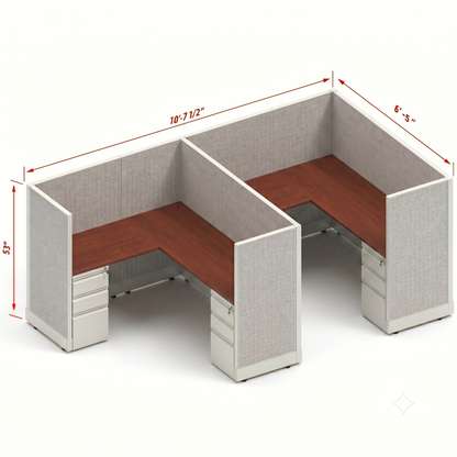 Workstation Desk 53H 2pack inline
