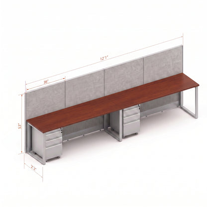 Open Workstation 53H 2pack Inline