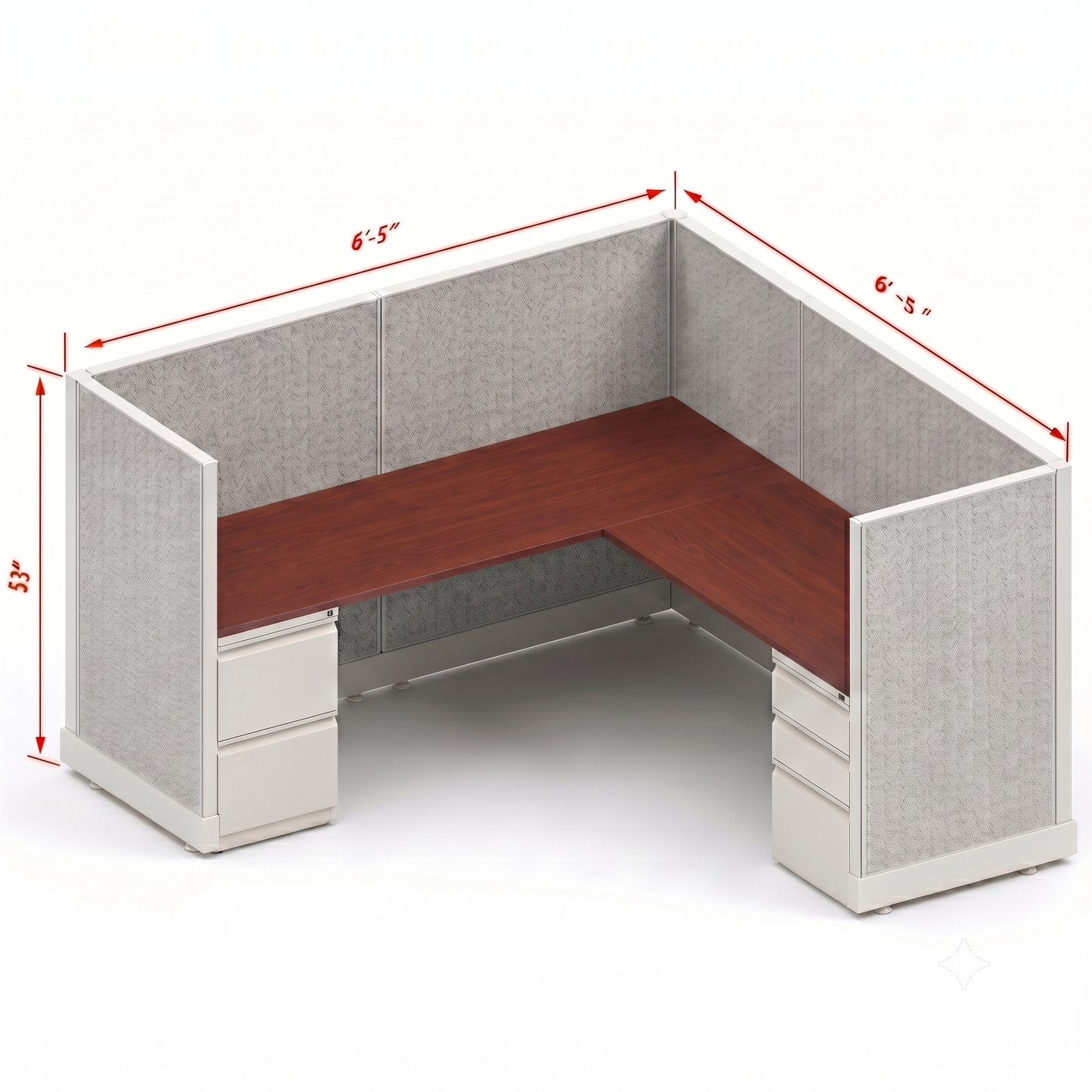 Workstation Desk 53H Single