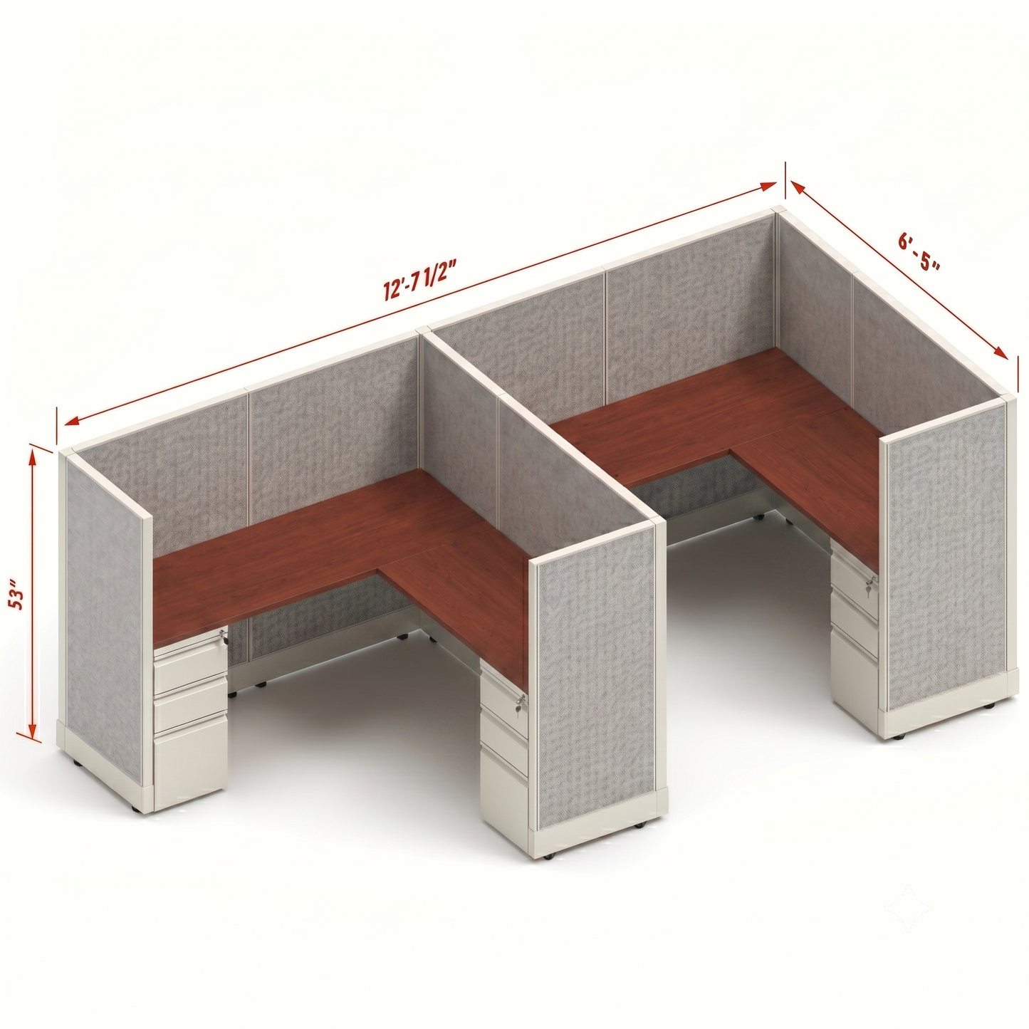 Workstation Desk 53H 2pack inline