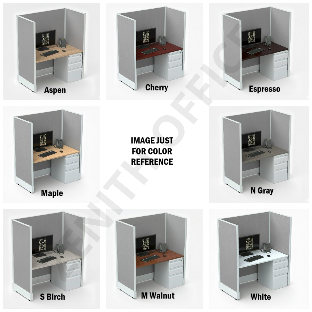 Workstation Desk 53H 4pack cluster