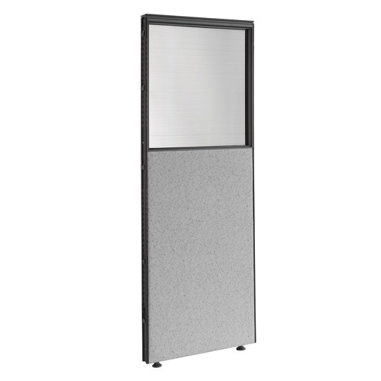Space Divider With Glass 66H X 24W