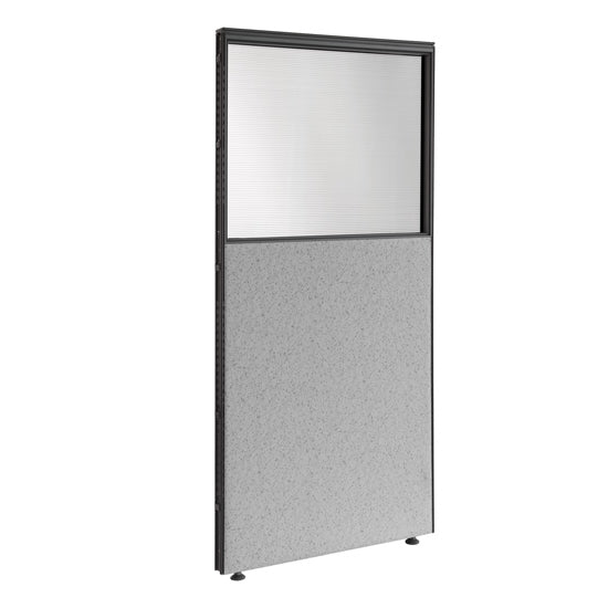 Space Divider With Glass 66H X 30W