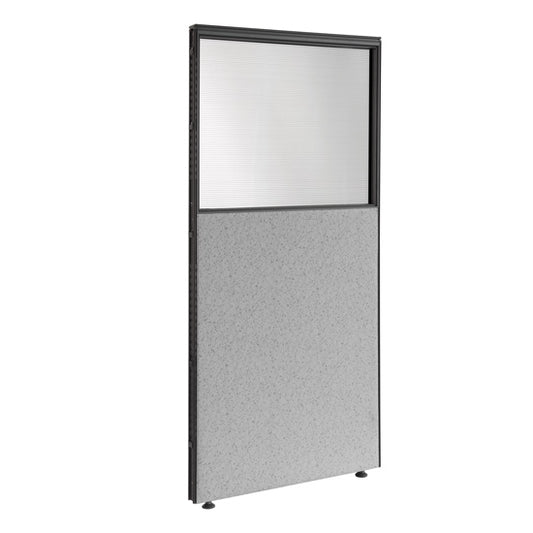 Space Divider With Glass 66H X 30W