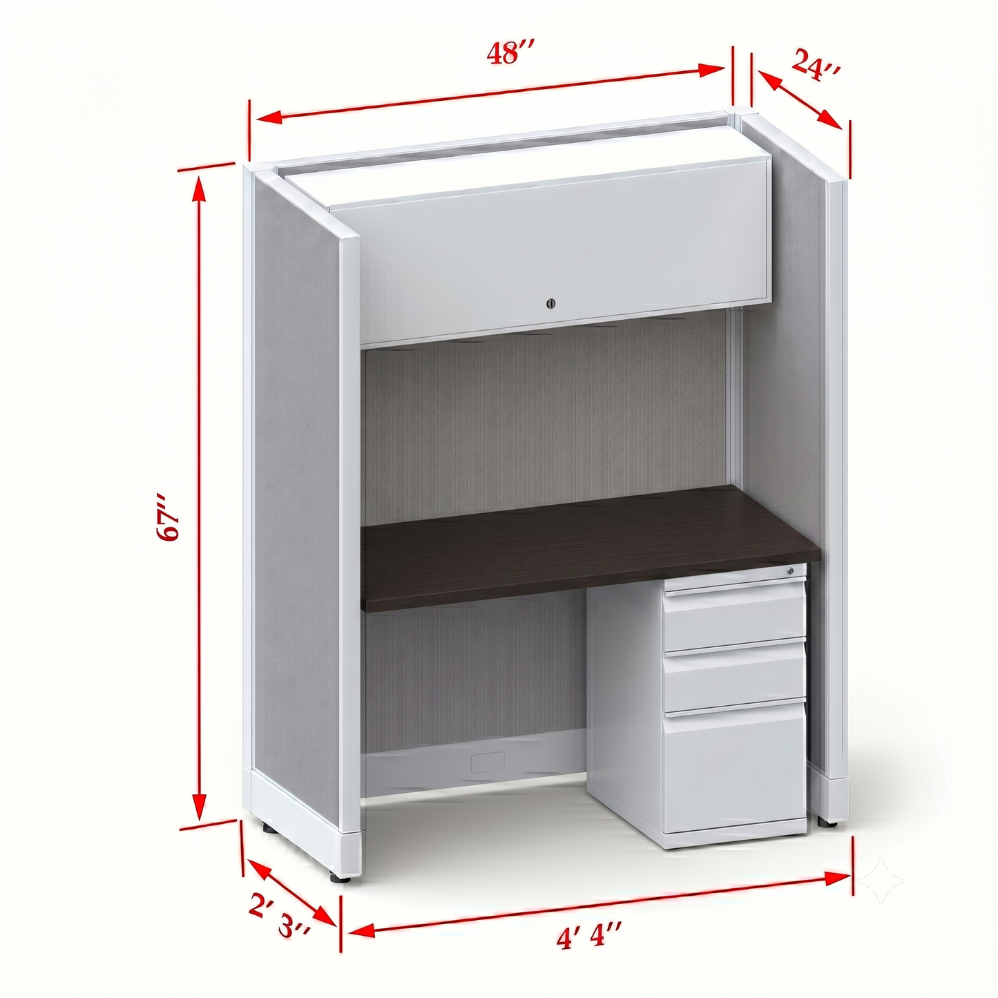Cubicle Stations 67H Single