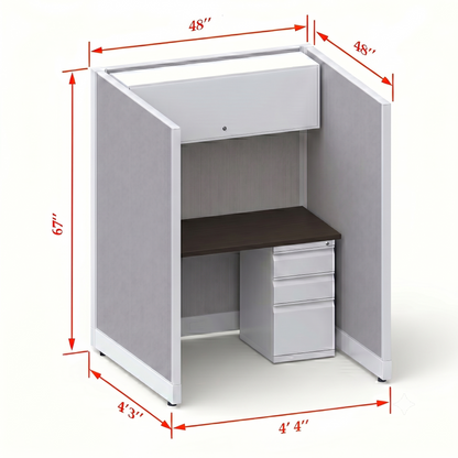 Cubicle Stations 67H Single