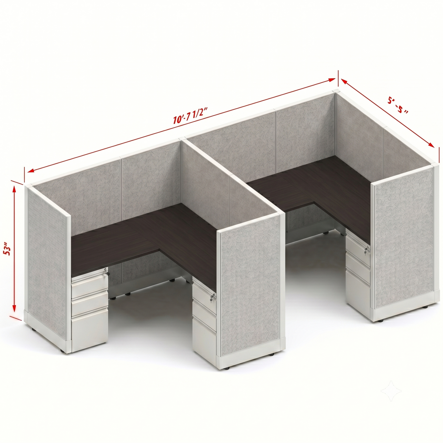 Workstation Desk 53H 2pack inline
