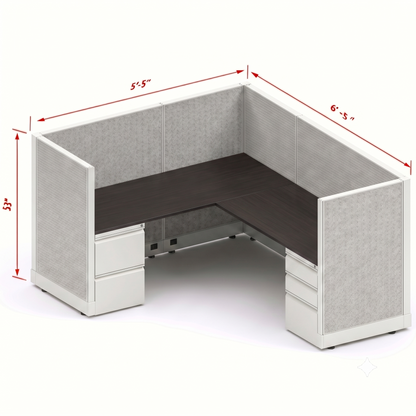 Workstation Desk 53H Single