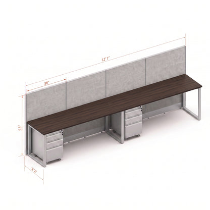 Open Workstation 53H 2pack Inline