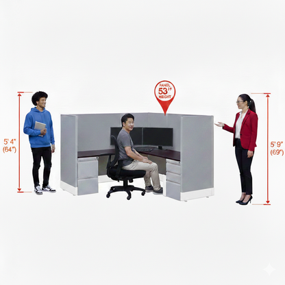 Workstation Desk 53H Single