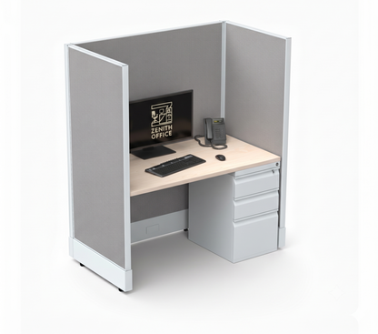 Office Cubicle Desk 53H Single
