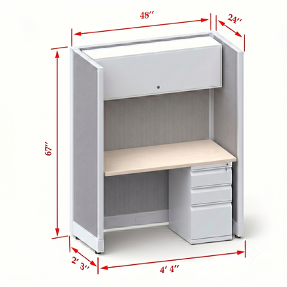 Cubicle Stations 67H Single