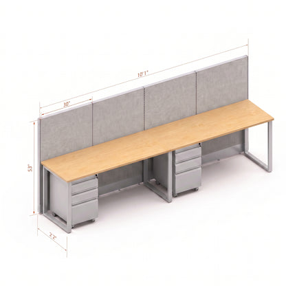 Open Workstation 53H 2pack Inline