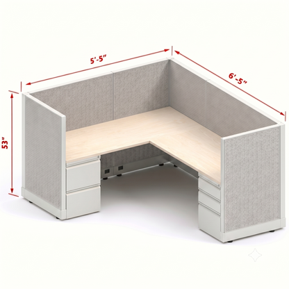Workstation Desk 53H Single