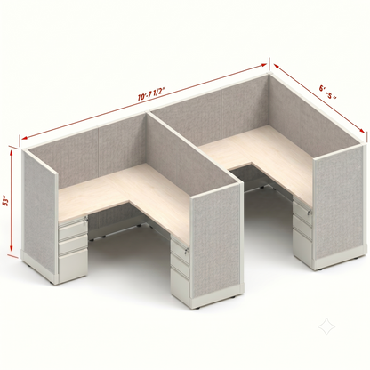 Workstation Desk 53H 2pack inline