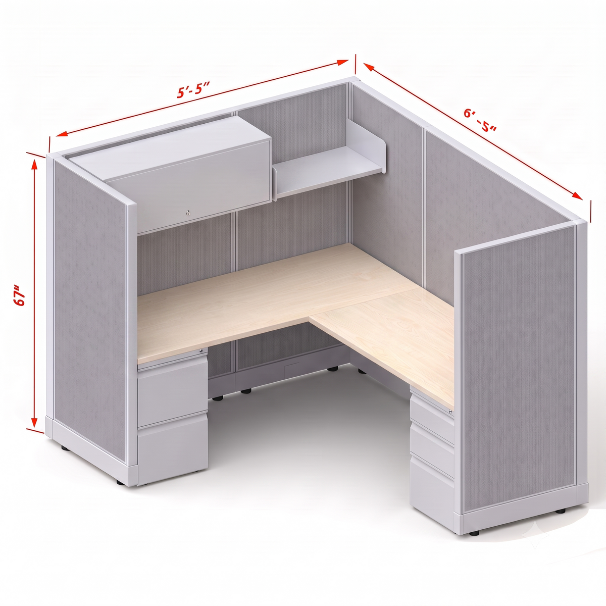 Workstation Desk 67H Single