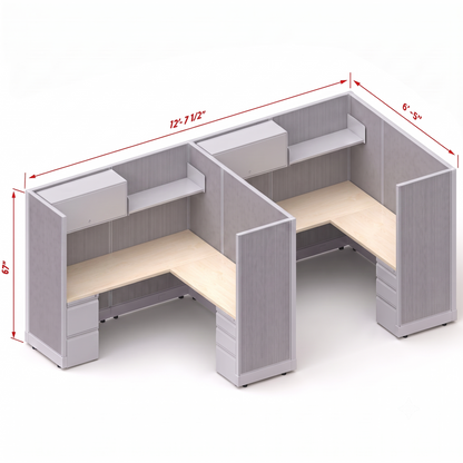 Workstation Desk 67H 2pack inline