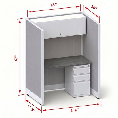 Cubicle Stations 67H Single