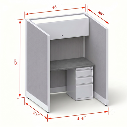 Cubicle Stations 67H Single