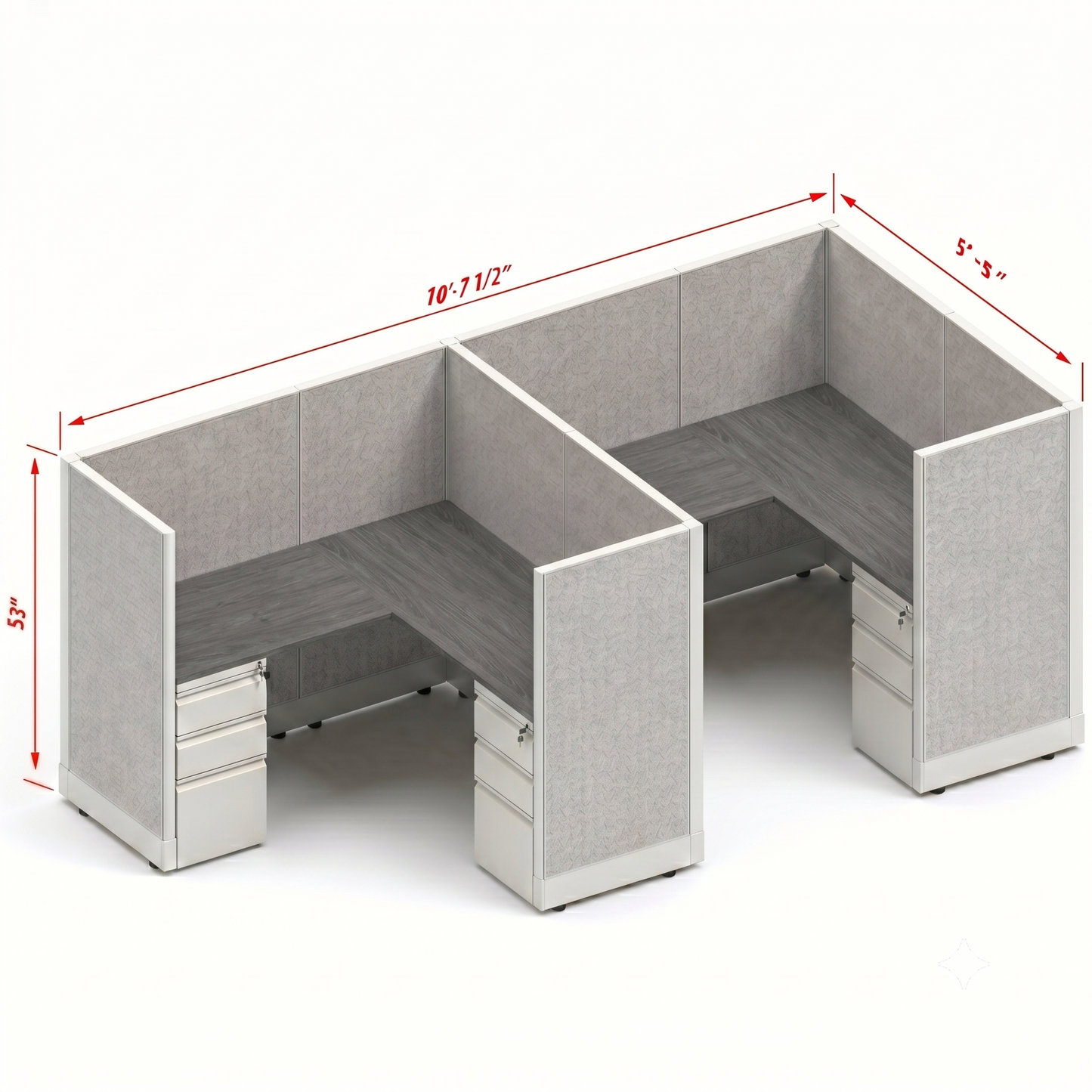 Workstation Desk 53H 2pack inline