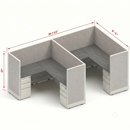 Workstation Desk 53H 2pack inline