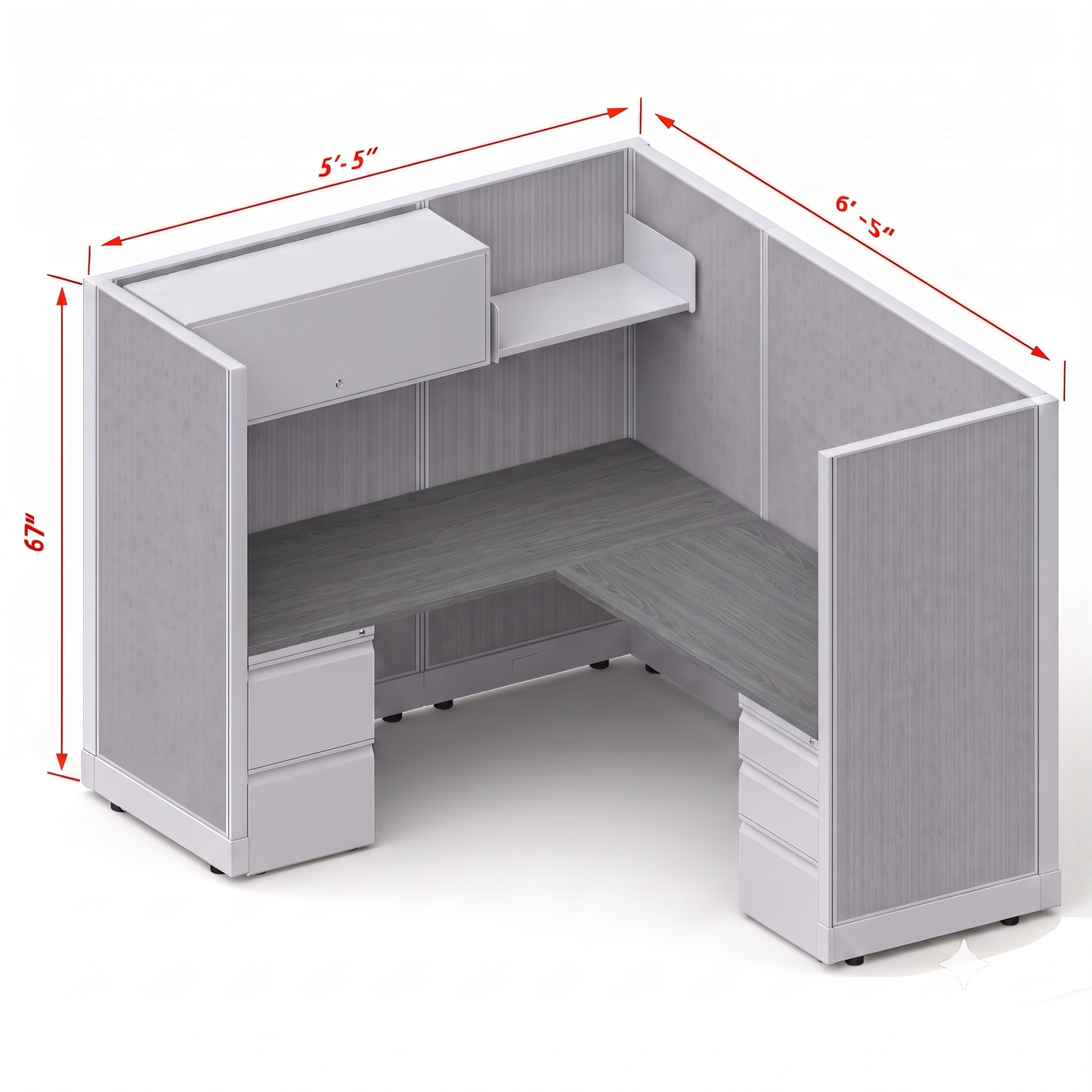 Workstation Desk 67H Single