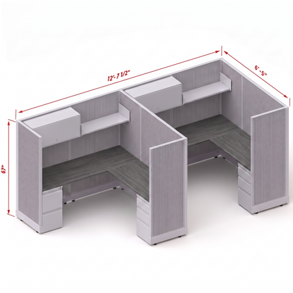 Workstation Desk 67H 2pack inline
