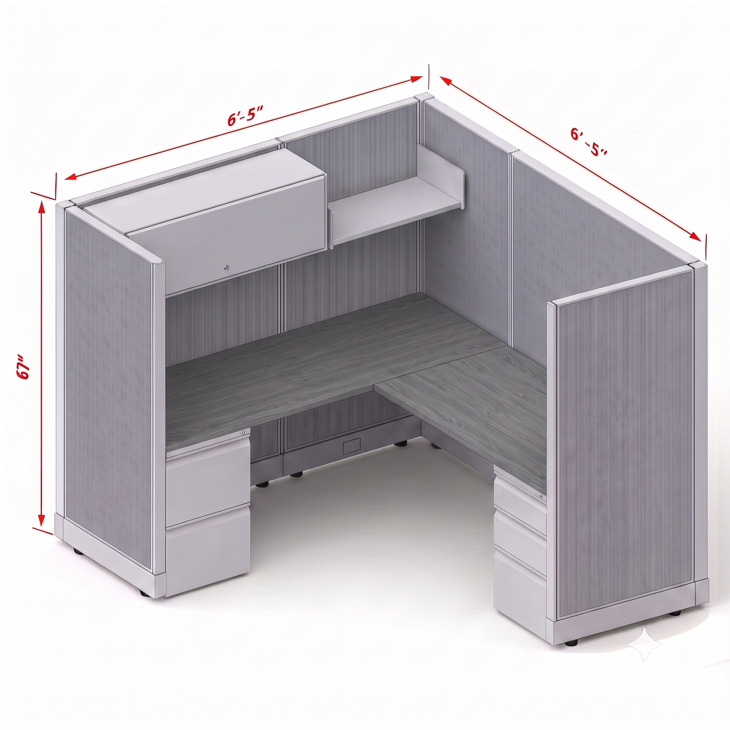 Workstation Desk 67H Single