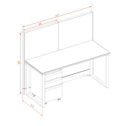 Open Workstation 53H Single