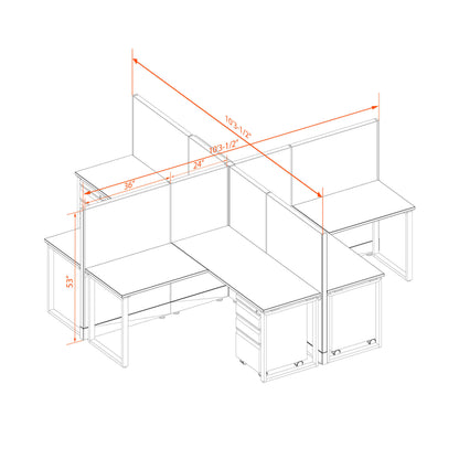 Open Workstation 53H 4pack X Cluster