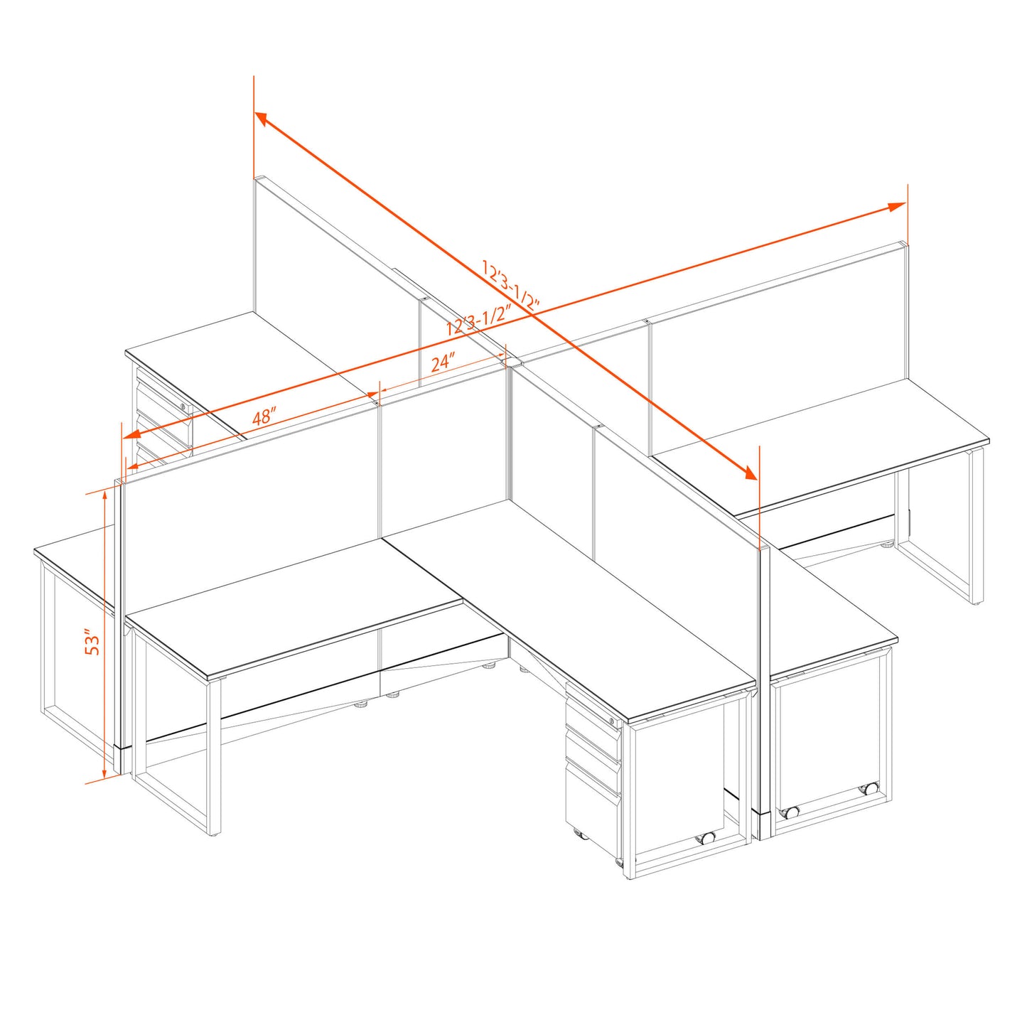 Open Workstation 53H 4pack X Cluster