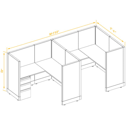 Workstation Desk 53H 2pack inline