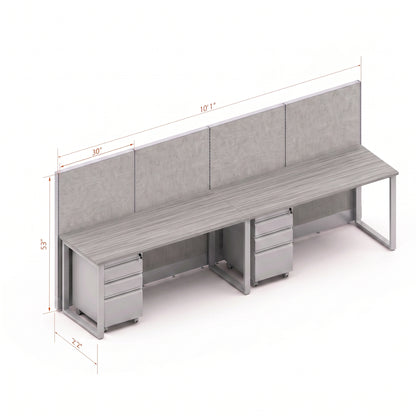 Open Workstation 53H 2pack Inline