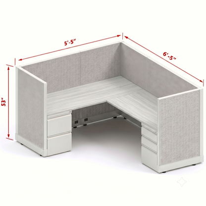 Workstation Desk 53H Single