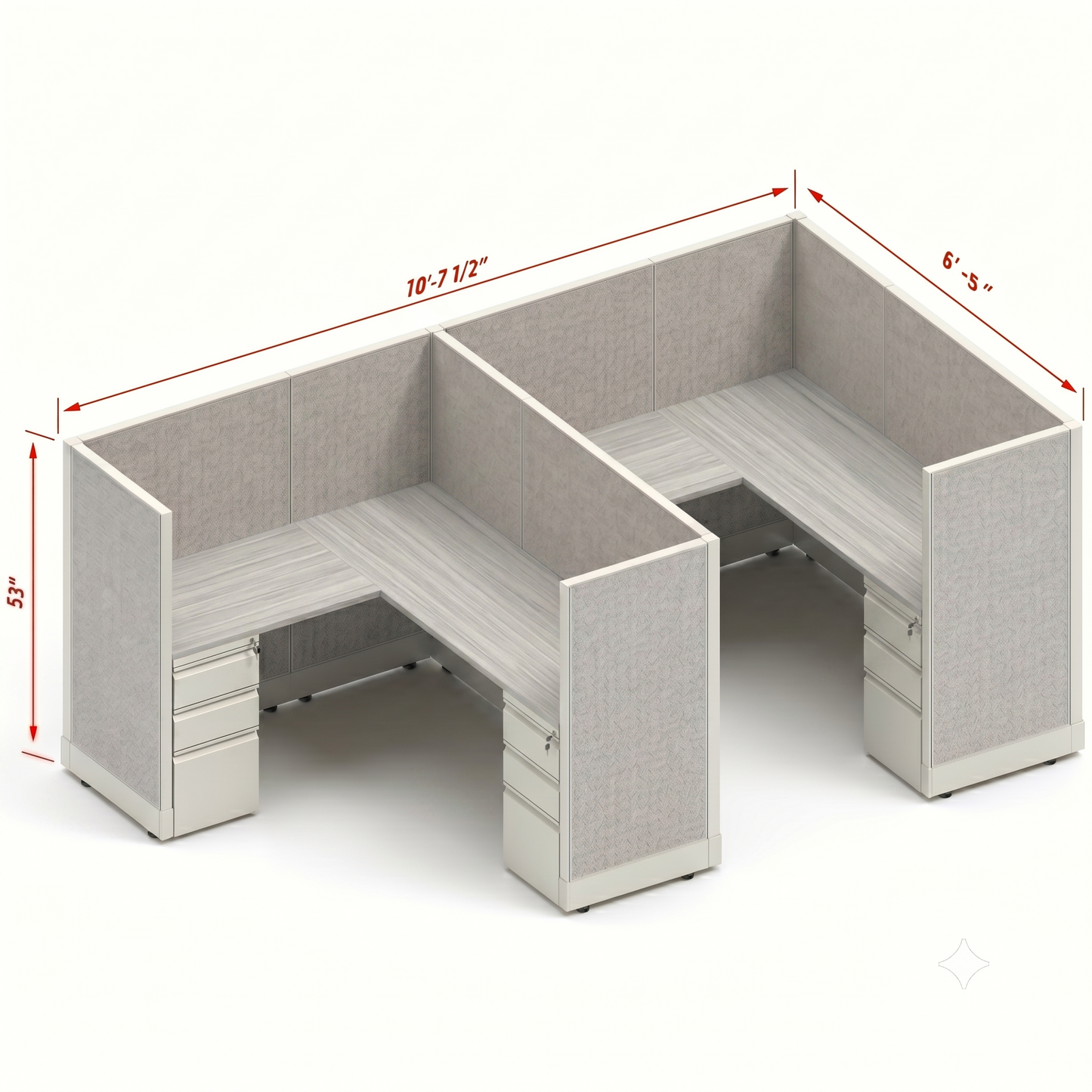 Workstation Desk 53H 2pack inline