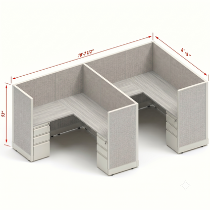 Workstation Desk 53H 2pack inline