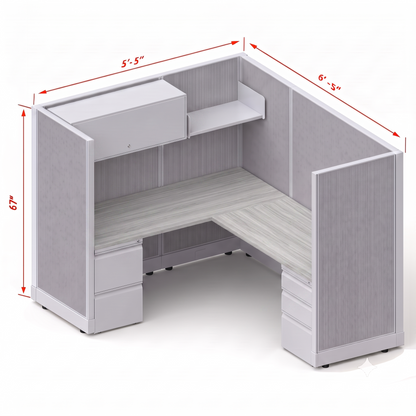 Workstation Desk 67H Single
