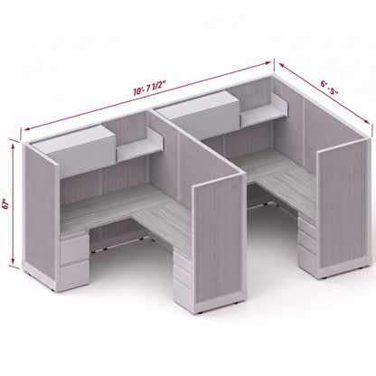 Workstation Desk 67H 2pack inline