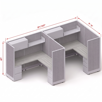 Workstation Desk 67H 2pack inline