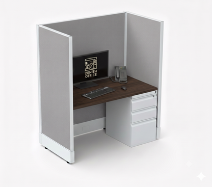 Office Cubicle Desk 53H Single