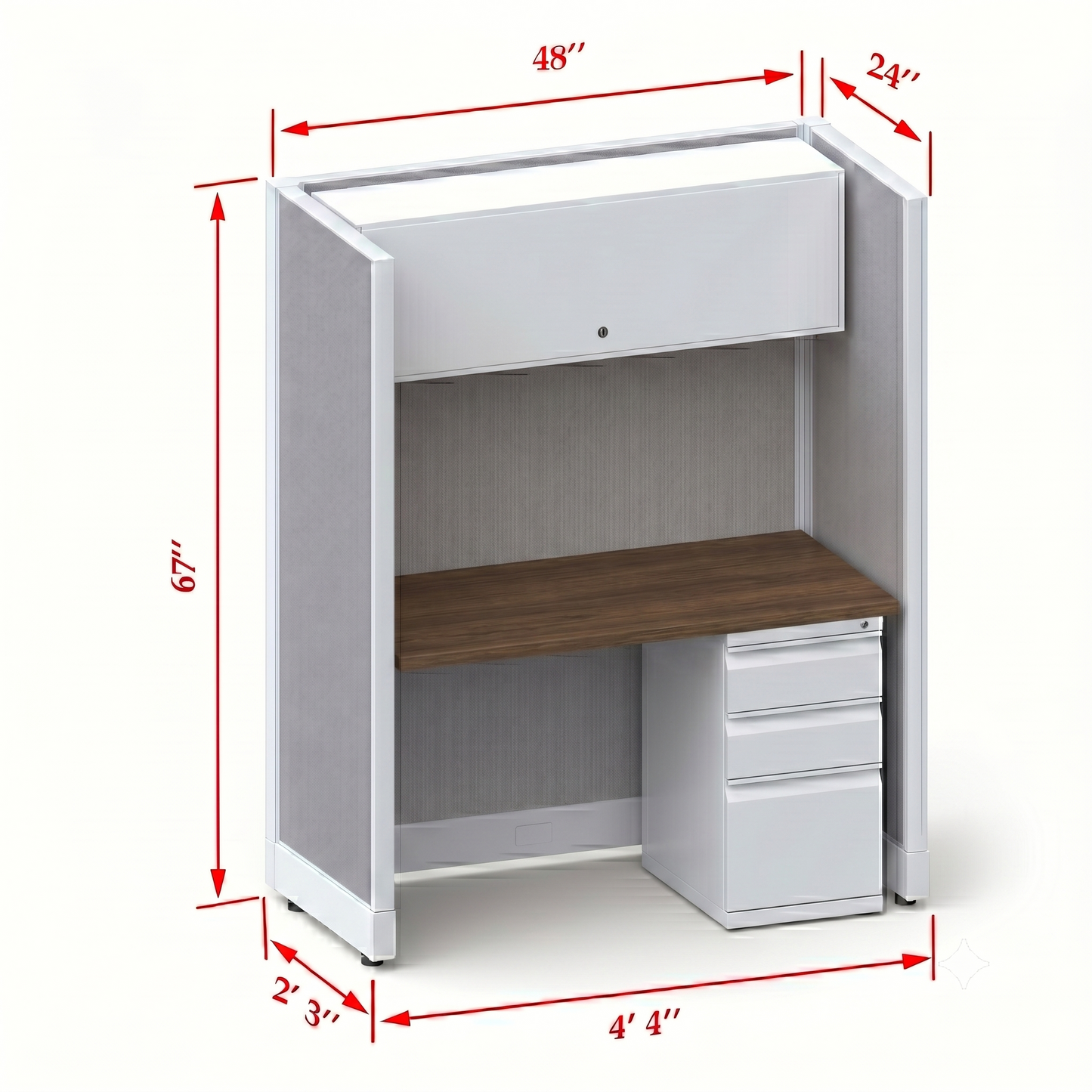 Cubicle Stations 67H Single