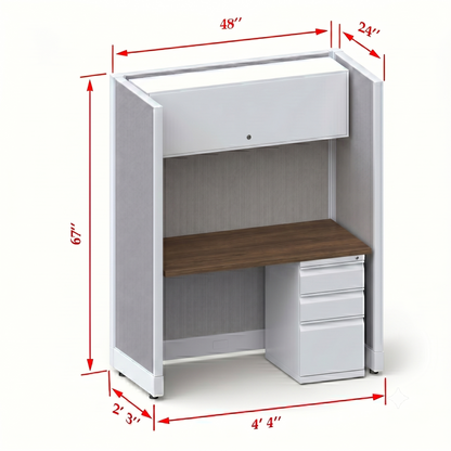 Cubicle Stations 67H Single