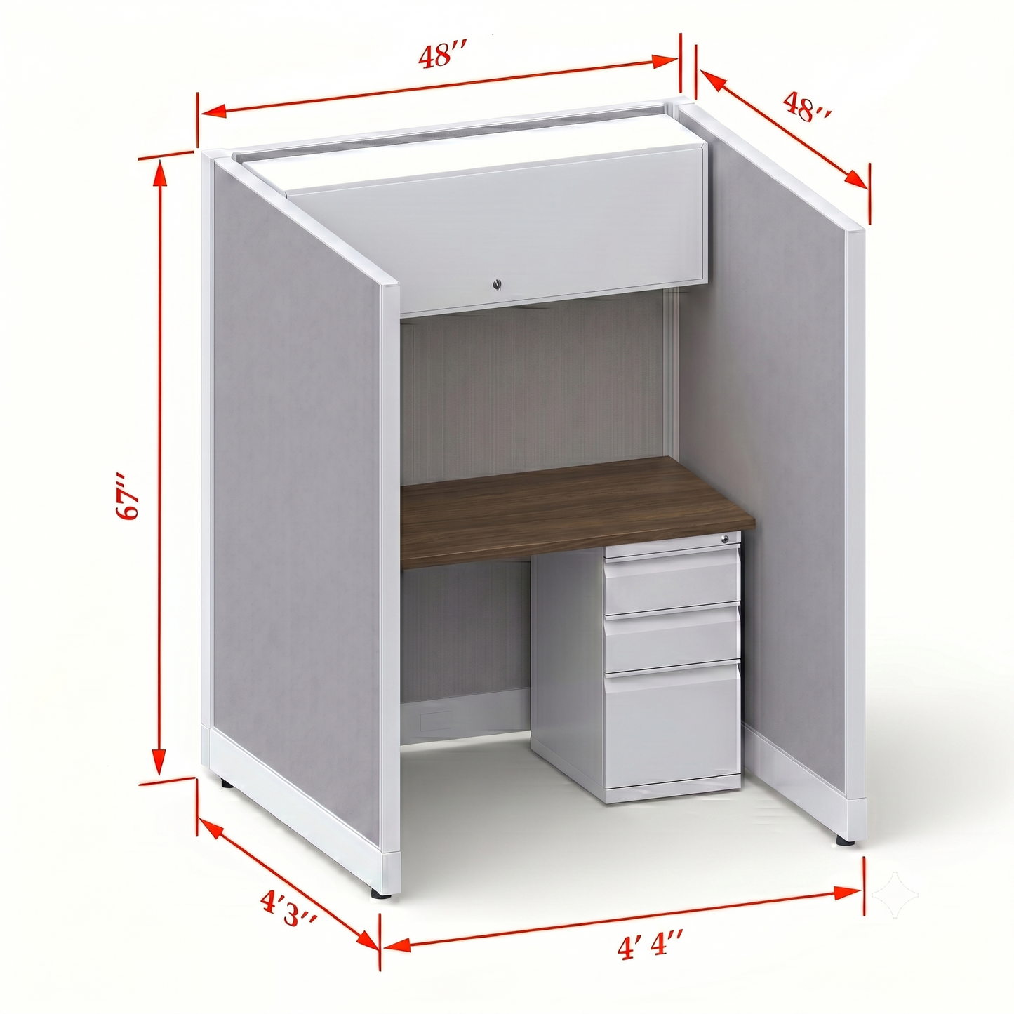 Cubicle Stations 67H Single